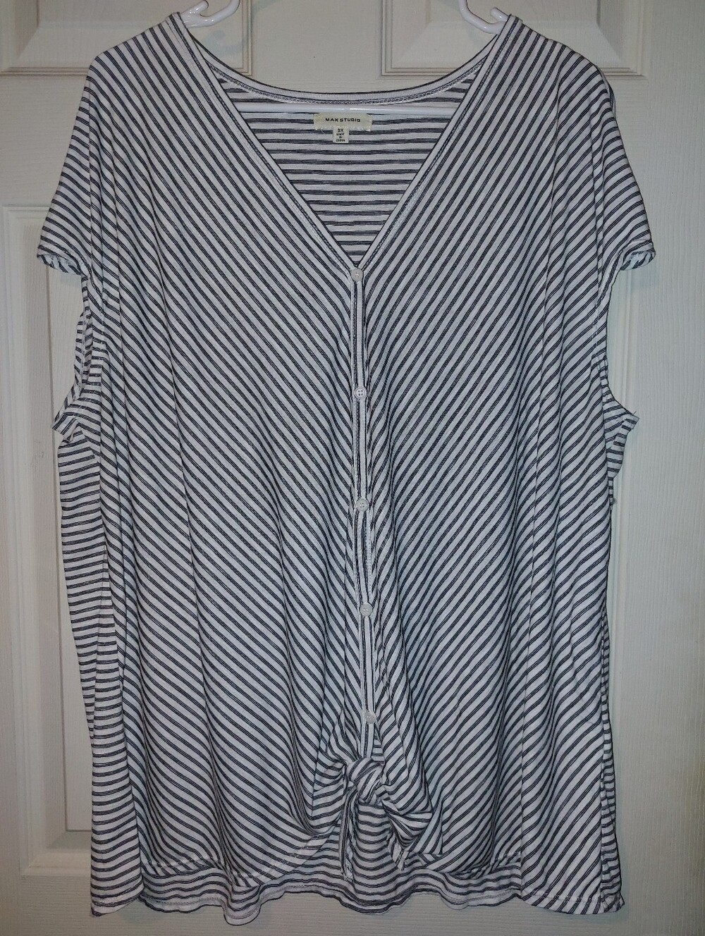 Max Studio 3x Striped with Front Knot
